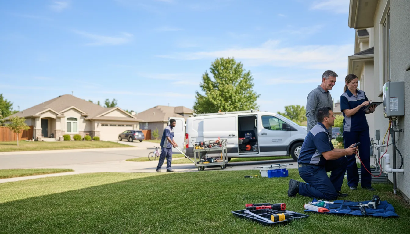 Tankless water heater service in Nederland, TX